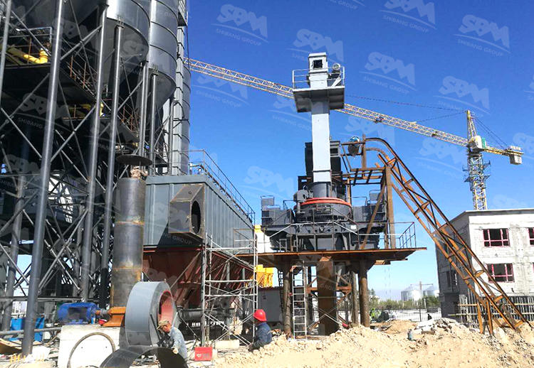 pebble sand making plant