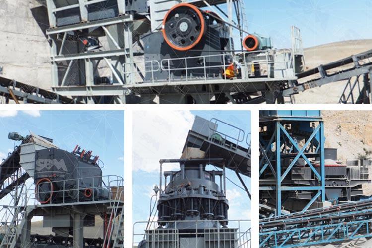 river pebble stone crushing machine